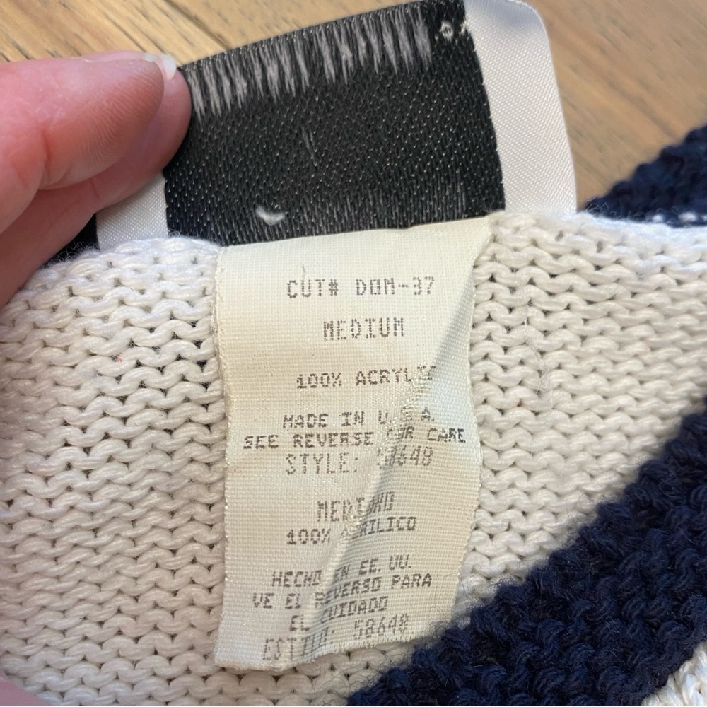 Vintage Cricket Lane Collection Patriotic Crew Neck Sweater 4th of July USA - Picture 7 of 11